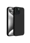 Newface iPhone 15 Plus Kılıf First Silikon - Siyah