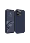 Newface iPhone 15 Pro Kılıf First Silikon - Lacivert