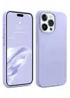 Newface Apple iPhone 15 Pro Kılıf First Silikon - Lila
