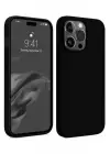 Newface Apple iPhone 15 Pro Kılıf First Silikon - Siyah