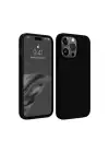 Newface iPhone 15 Pro Kılıf First Silikon - Siyah