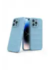 Newface iPhone 15 Pro Kılıf Optimum Silikon - Sky Blue