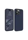 Newface Apple iPhone 15 Pro Max Kılıf First Silikon - Lacivert