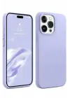 Newface iPhone 15 Pro Max Kılıf First Silikon - Lila