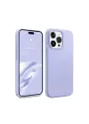 Newface Apple iPhone 15 Pro Max Kılıf First Silikon - Lila