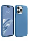 Newface Apple iPhone 15 Pro Max Kılıf First Silikon - Mavi