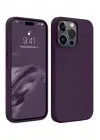Newface Apple iPhone 15 Pro Max Kılıf First Silikon - Mürdüm