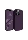 Newface Apple iPhone 15 Pro Max Kılıf First Silikon - Mürdüm