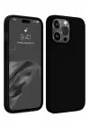 Newface iPhone 15 Pro Max Kılıf First Silikon - Siyah