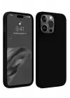 Newface iPhone 15 Pro Max Kılıf First Silikon - Siyah