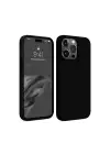 Newface iPhone 15 Pro Max Kılıf First Silikon - Siyah