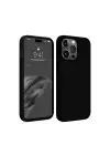 Newface iPhone 15 Pro Max Kılıf First Silikon - Siyah