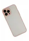 Newface iPhone 15 Pro Max Kılıf Montreal Silikon Kapak - Pembe