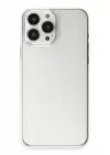 Newface Apple iPhone 15 Pro Max Kılıf Pc Sert Şeffaf Kapak - Şeffaf