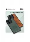 Newface Apple iPhone 16 Plus Kılıf Aras Deri Kapak - Taba