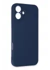 Newface Apple iPhone 16 Plus Kılıf First Silikon - Lacivert
