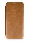 Newface Apple iPhone 16 Plus Kılıf Flip Cover - Taba