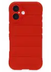 Newface Apple iPhone 16 Plus Kılıf Optimum Silikon - Kırmızı