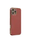 Newface Apple iPhone 16 Pro Kılıf Volet Silikon - Kırmızı