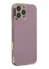 Newface Apple iPhone 16 Pro Kılıf Volet Silikon - Mor
