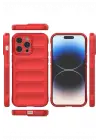 Newface Apple iPhone 16 Pro Max Kılıf Optimum Silikon - Kırmızı