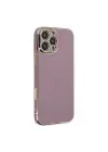 Newface Apple iPhone 16 Pro Max Kılıf Volet Silikon - Mor