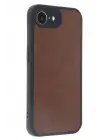 Newface iPhone 16E Kılıf Aras Deri Kapak - Taba