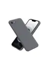 Newface iPhone 16E Kılıf First Silikon - Gri
