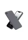 Newface iPhone 16E Kılıf First Silikon - Gri