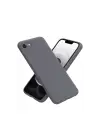 Newface Apple iPhone 16E Kılıf First Silikon - Gri