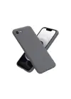 Newface Apple iPhone 16E Kılıf First Silikon - Gri