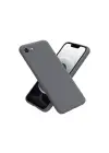 Newface iPhone 16E Kılıf First Silikon - Gri