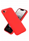 Newface iPhone 16E Kılıf First Silikon - Kırmızı