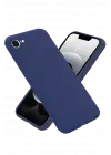 Newface iPhone 16E Kılıf First Silikon - Lacivert