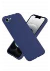 Newface Apple iPhone 16E Kılıf First Silikon - Lacivert