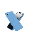 Newface iPhone 16E Kılıf First Silikon - Mavi