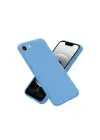 Newface iPhone 16E Kılıf First Silikon - Mavi