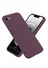Newface iPhone 16E Kılıf First Silikon - Mürdüm