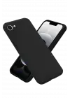 Newface iPhone 16E Kılıf First Silikon - Siyah