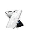 Newface iPhone 16E Kılıf Pc Real Magsafe Kapak - Şeffaf