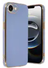 Newface Apple iPhone 16E Kılıf Volet Silikon - Mavi