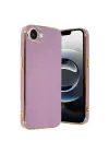 Newface iPhone 16E Kılıf Volet Silikon - Mor