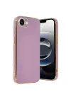 Newface Apple iPhone 16E Kılıf Volet Silikon - Mor