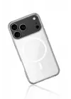 Newface Apple iPhone 17 Pro Max Kılıf Magneticsafe Şeffaf Silikon - Şeffaf