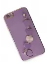Newface iPhone 6 Kılıf Esila Silikon - Mor