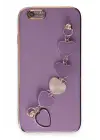 Newface Apple iPhone 6 Kılıf Esila Silikon - Mor
