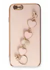 Newface Apple iPhone 6 Kılıf Esila Silikon - Pudra