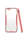 Newface iPhone 6 Kılıf Platin Silikon - Pembe
