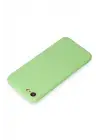 Newface iPhone 7 Kılıf First Silikon - Açık Yeşil