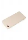 Newface Apple iPhone 7 Kılıf First Silikon - Krem